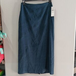 Norton McNaughton Dark Blue Midi Skirt